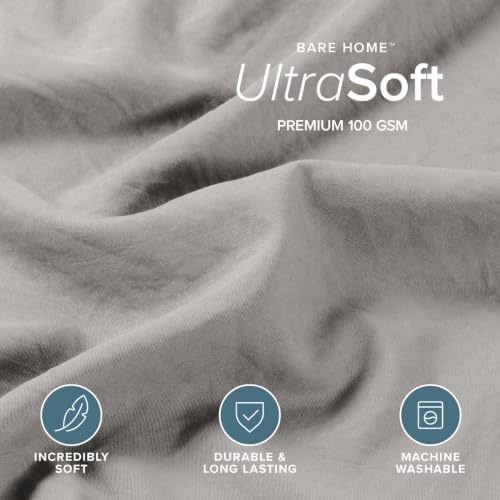 Bare Home Washed Duvet Cover Set 1800 Ultra-Soft