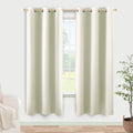 KOUFALL 72 Inch Length Curtain Panels,50% Blackout Room Darkening Boho
