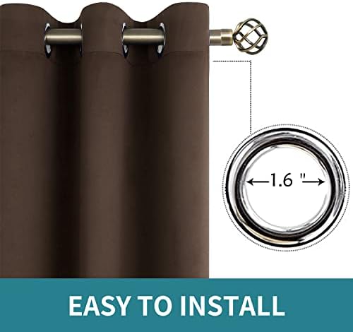 BGment Blackout Curtains for Bedroom - Grommet Thermal Insulated Room
