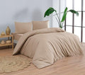 100% Cotton Jersey Duvet Cover Set - Ultra Soft & Breathable