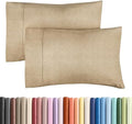 King Pillow Cases Set of 2 - Ultra Soft Pillowcase Covers - Heathered
