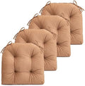 FABRICASTLE Chair Cushions Pads Non-Skid Comfortable 17" x 16" Seat