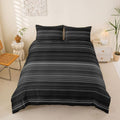 Erosebridal Ombre Geometric Comforter Cover Queen Size Ombre