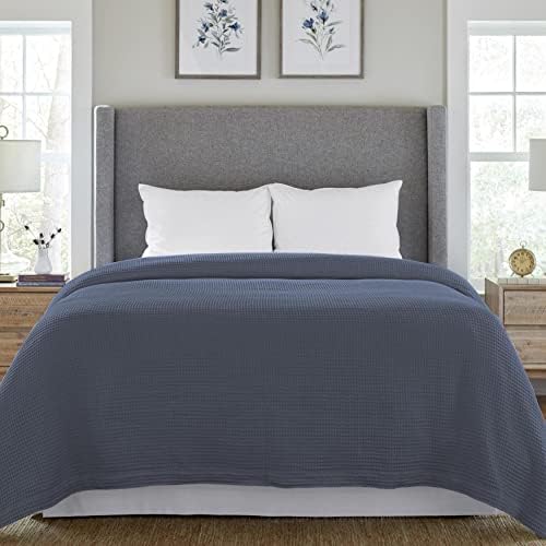 Pointehaven Long Staple Soft 100% Cotton Waffle Weave Blanket – 300