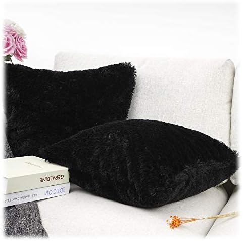 YOUR SMILE Pack of 2, Decorative New Luxury Series Merino Style Fur