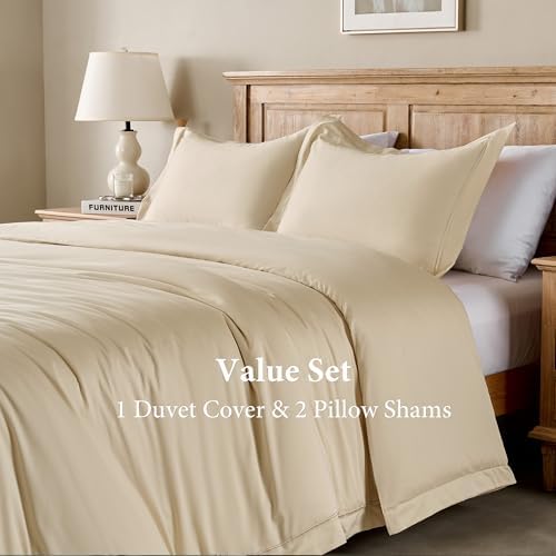 Simple&Opulence 100% Egyptian Cotton Duvet Cover Set 400 Thread Count