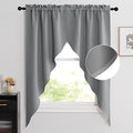 NICETOWN Swag Curtains for Kitchen, Home Fashion Rod Pocket Blackout