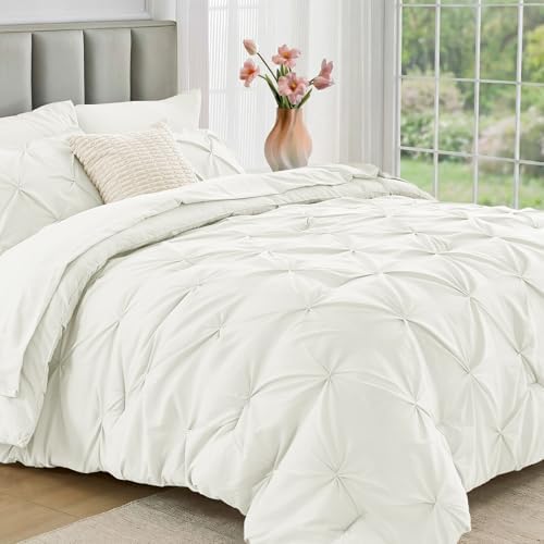 JOLLYVOGUE Queen Comforter Set 7 Pieces - Bed in a Bag Queen for All