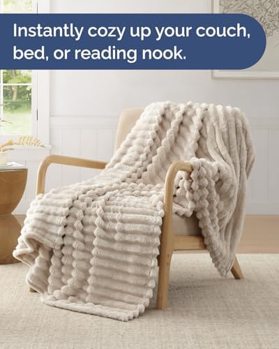 Super Soft Fleece Blanket King Size - Fleece Throw Blanket - 90x108