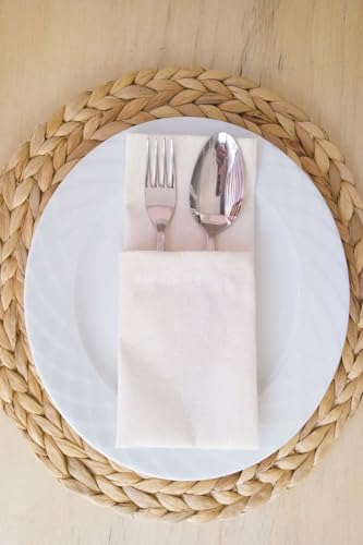 Linen Table Runner Set of 12 - Rectangular Dining Table Decor for