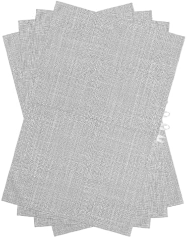 Rustic Light Gray Kitchen Towels Set of 4, Absorbent Microfiber Soft