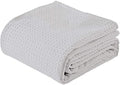 King Size Waffle Blankets - 100% Cotton Blankets for King Size Bed