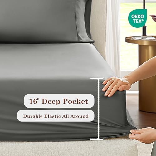 Hyde Lane 900 Thread Count King Sheet Set – Cotton-Rich CVC Sateen