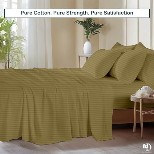 NON Sticky cotton Premium 6 Piece Egyptian Cotton Fitted Full Sheet