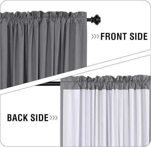H.VERSAILTEX Blackout Curtains 63 Inch Length 2 Panels Set Room