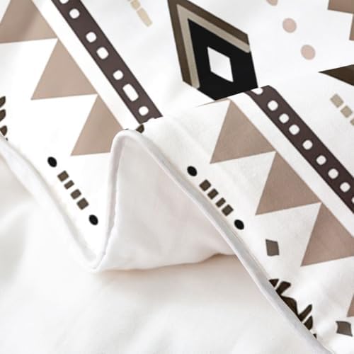 Feelyou Boho Western Duvet Cover 100% Cotton Queen Size Bohemian