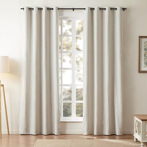 Drapifytex Oatmeal 100”Wx108”L Thermal Insulated Blackout Horizontal
