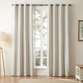 Drapifytex Oatmeal 100”Wx108”L Thermal Insulated Blackout Horizontal