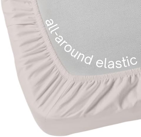 100% Cotton Fitted Sheet Only - Deep Pocket up to 16inch - All-Around