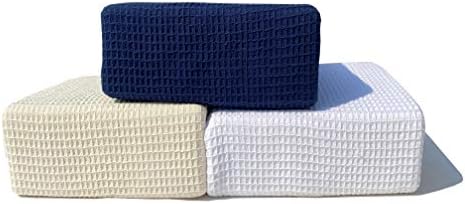 100% Soft Cotton Thermal Waffle Weave Throw Blankets - Size King