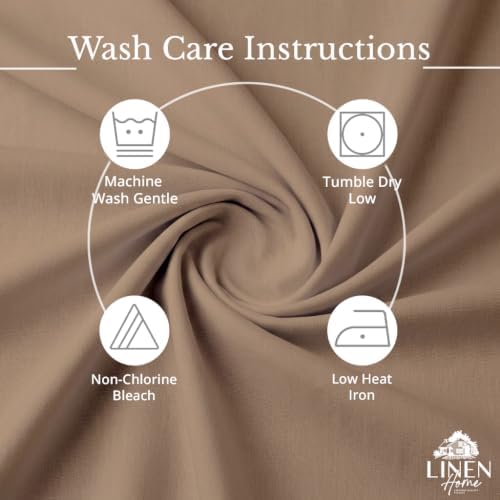 Linen Home Classic 100% Cotton Percale Fitted Sheet Queen Size