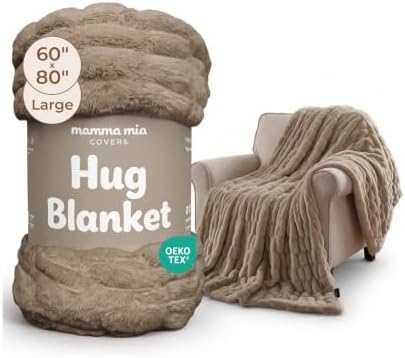 Mamma Mia Covers Faux Fur Throw Blanket – Super Soft and Cozy Fluffy