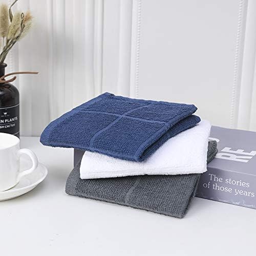 Glynniss Kitchen Dish Cloths Highly Absorbent Dish Rags 100% Cotton
