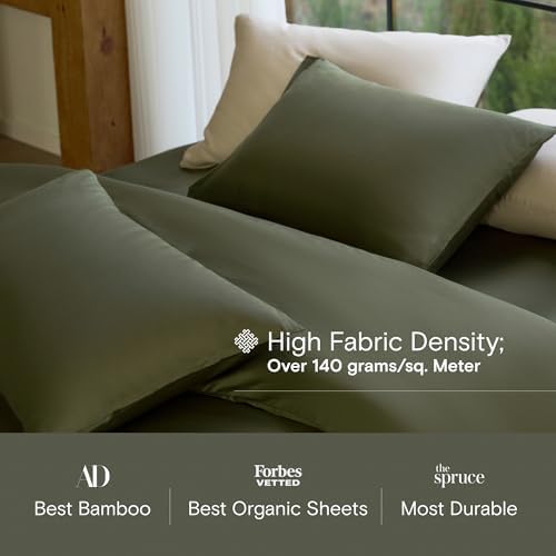 DOZ Duvet Cover Set, 100% Viscose derived from Bamboo, Organically