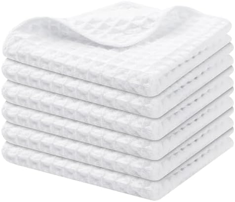 Homaxy Kitchen Towels and Dishcloths Set, 16 x 28 Inches and
