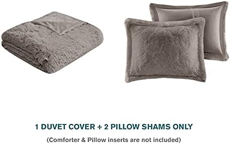 Intelligent Design Malea Duvet Cover Set, Full/Queen, 3 Piece, Grey