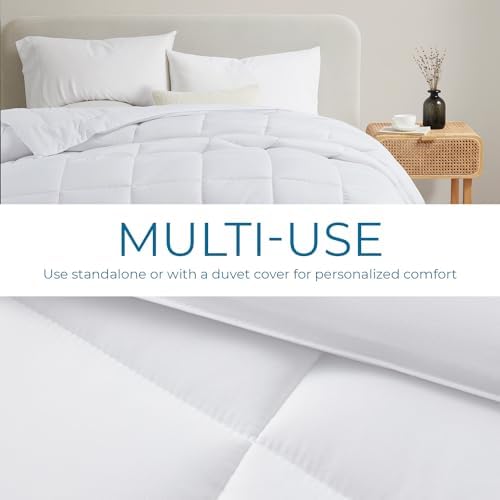 Nestl Boho Bedding Queen Tufted Duvet Cover Set with Quilted Down