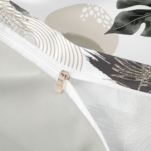 Erosebridal Gray Boho Mid Century Duvet Cover Full Size Bohemian