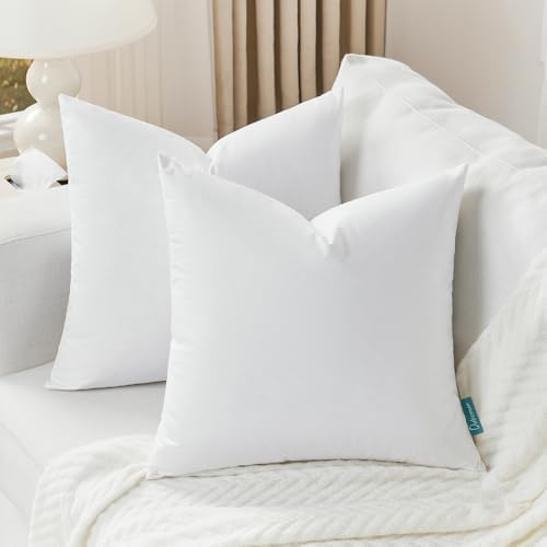 Oubonun 20 x 20 Down Feather Throw Pillow Inserts