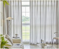 63 Inch Curtains Sheer 2 Panels, Sheer Drapes for Living Room Privacy