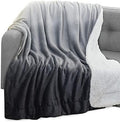 Elegant Comfort Throw Blanket, Reversible Sherpa Flannel, Ultra-Soft