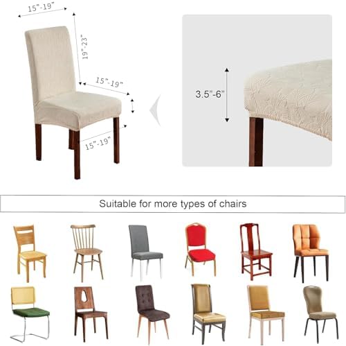 Waterproof Dining Chair Covers, Chair Covers for Dining Room Stretch