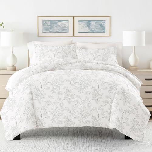 Linen Market Duvet Cover King Size (Gray) - Experience Hotel-Like