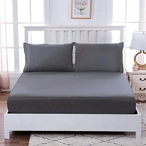 600 Thread Counts 4 PCS Soft & Smooth Bedding Sheet 100% Egyptian