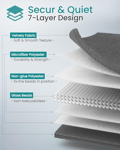 Weighted Lap Blanket 5 lbs 23"×29", Luxury Soft Small Weighted Lap Pad