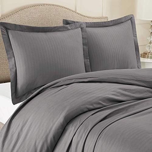 Striped Duvet Cover 100% Pure Cotton 5 Piece Duvet Cover Set with