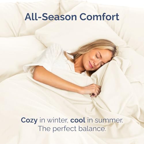 Queen Flat Sheet - Single Top Flat Sheet Only - Soft & Cooling - Off