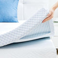 SINWEEK Cooling Memory Foam Mattress Topper for Pressure Relief, Bed