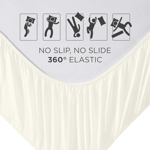 Microfiber Full Fitted Sheet, Fits Up to 16 Inches Deep Pocket - Ivory