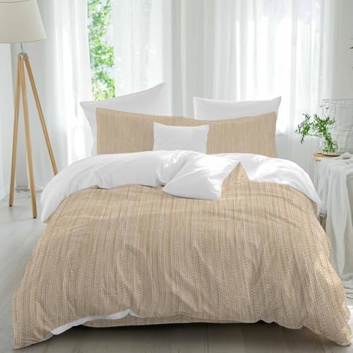 Modern Minimalist Art Duvet Cover Twin Size Bedding Set 4 Pieces, 1