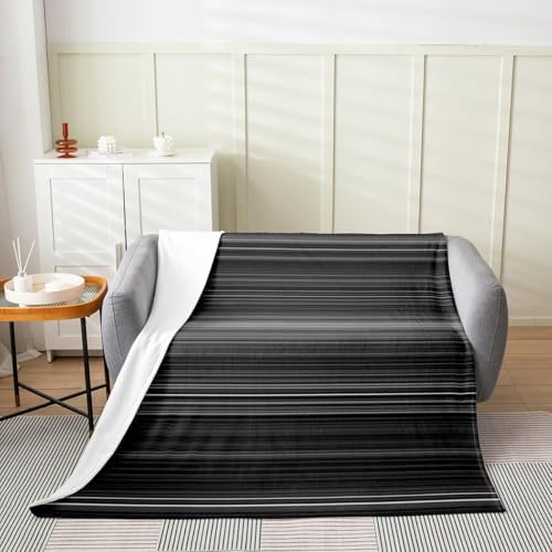 Erosebridal Ombre Geometric Flannel Blanket Twin 60x80 Inch Ombre