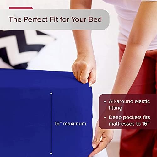 Queen Sheet Set - Extra Deep Pocket Queen Sheet Set - 500TC Bedding