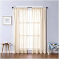 Beydodo Curtains 108 Inches Long Sheer, Curtains for Living Room Set 2
