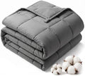 Smart Queen Weighted Blanket for Adults(78"x85",25lbs, Grey) King Size