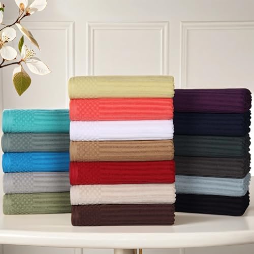 BLUENILEMILLS BNM Cotton 6 Piece Towel Set, Daily Use for Bathroom