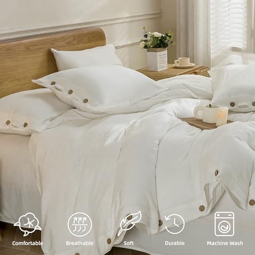 jaycorner 1000 Series Designer Coconut Button Closure 3-PCs Duvet